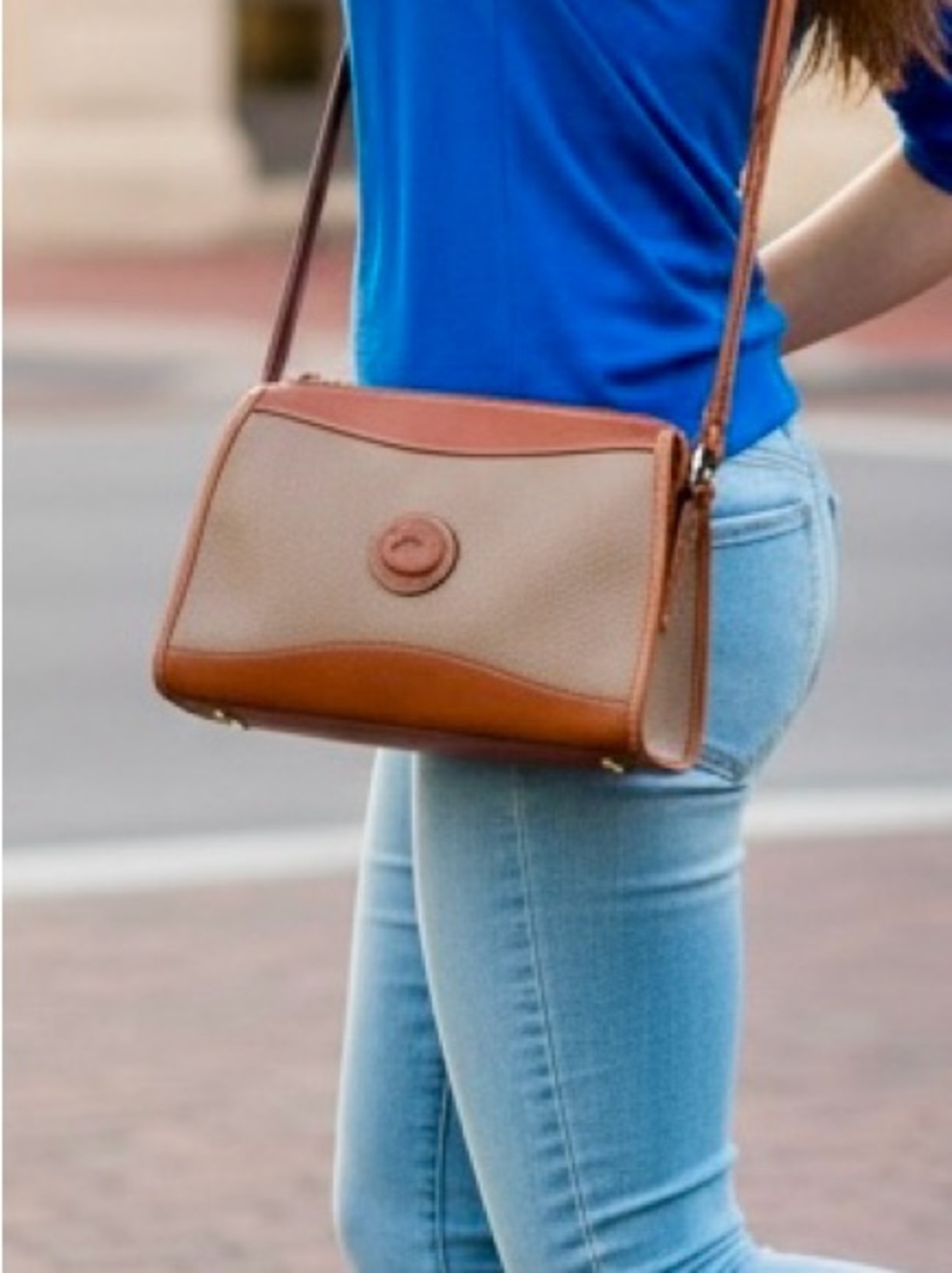 Dooney & Bourke Vintage All Weather Leather Crossbody Messenger Bag